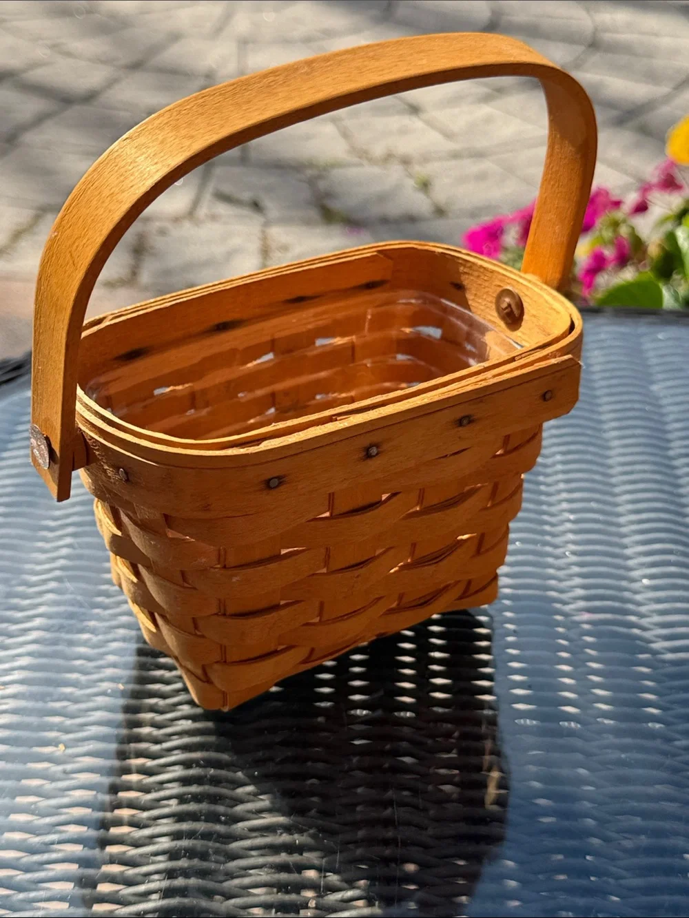 Longaberger handwoven basket